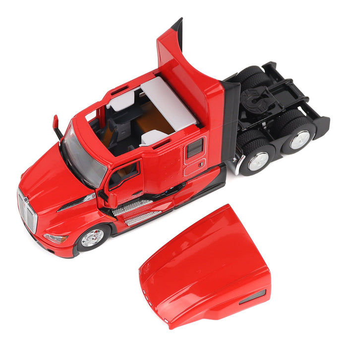 1:50 Kenworth T680 76in High Roof Sleeper Cab Tandem Tractor (Viper Red Version)