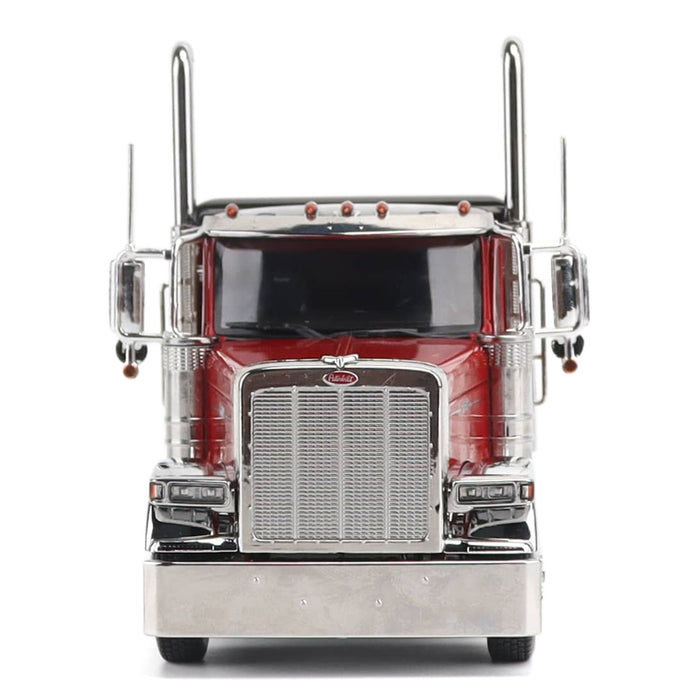 1:32 Peterbilt Model 589 131-inches-BBC 58-inches-Sleeper Tridem-Axle Legendary Package Truck Tractor (Legendary-Red color)