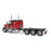 1:32 Peterbilt Model 589 131-inches-BBC 58-inches-Sleeper Tridem-Axle Legendary Package Truck Tractor (Legendary-Red color)