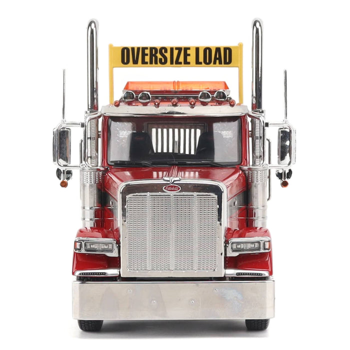 1:32 Peterbilt Model 589 131-inches-BBC Day-Cab Tandem-Axle Truck Tractor (Legendary-Red color)