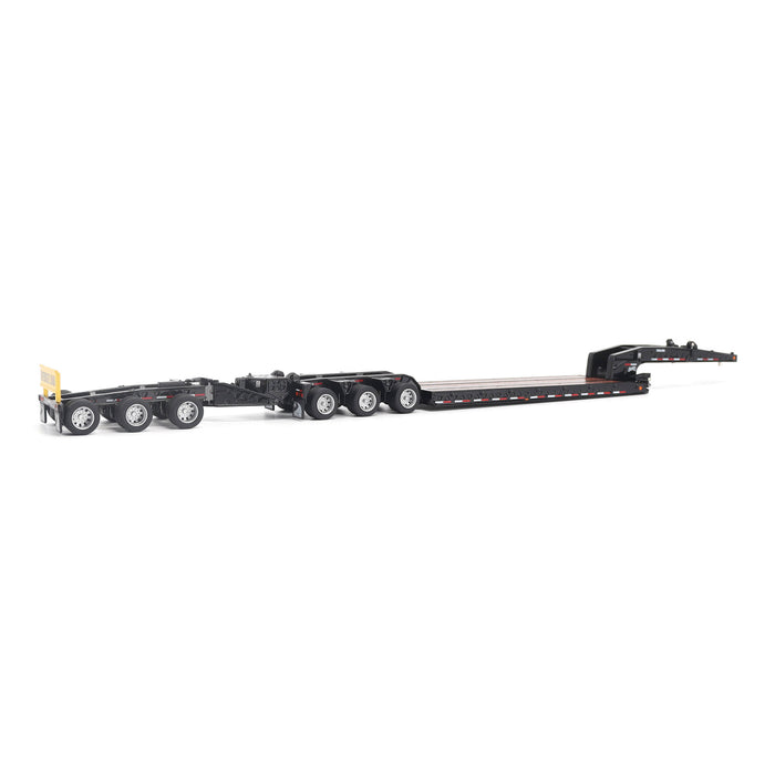 1:64 Trail King TK170 Hydraulic Detachable Gooseneck Lowboy Trailer with Jeep & Booster