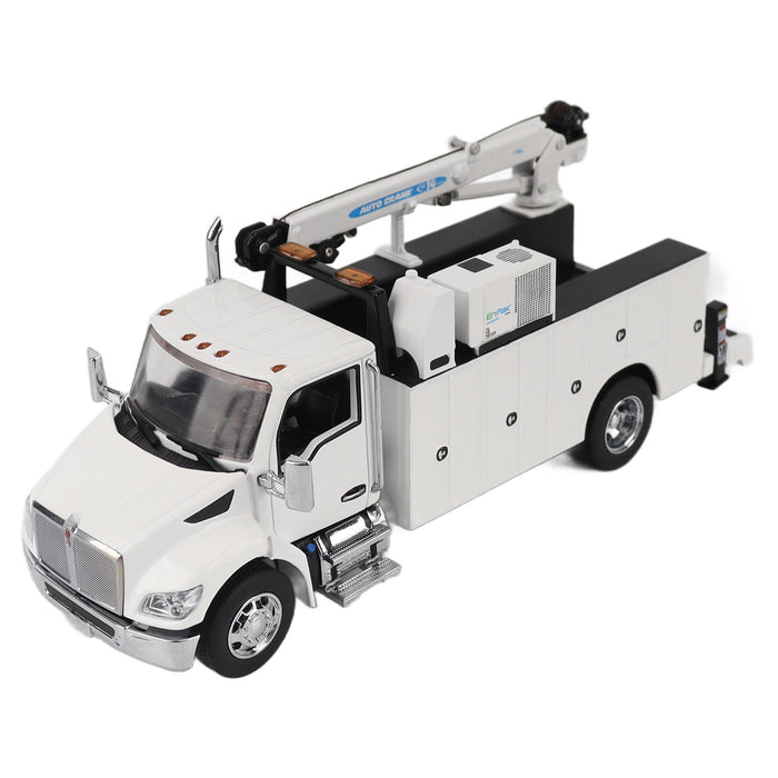 1:50 Kenworth T380 Auto-Crane Titan85-Body HC14-Crane Work Truck with Miller EnPak (white)