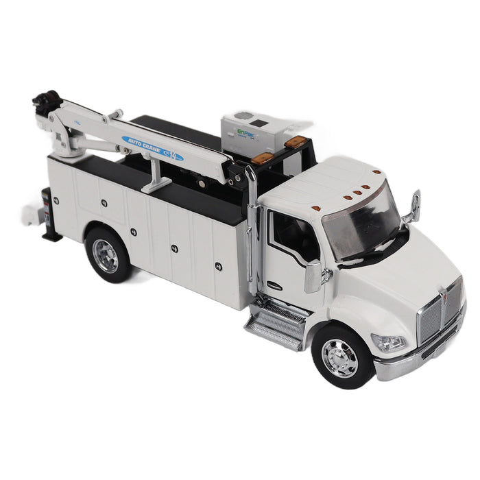 1:50 Kenworth T380 Auto-Crane Titan85-Body HC14-Crane Work Truck with Miller EnPak (white)