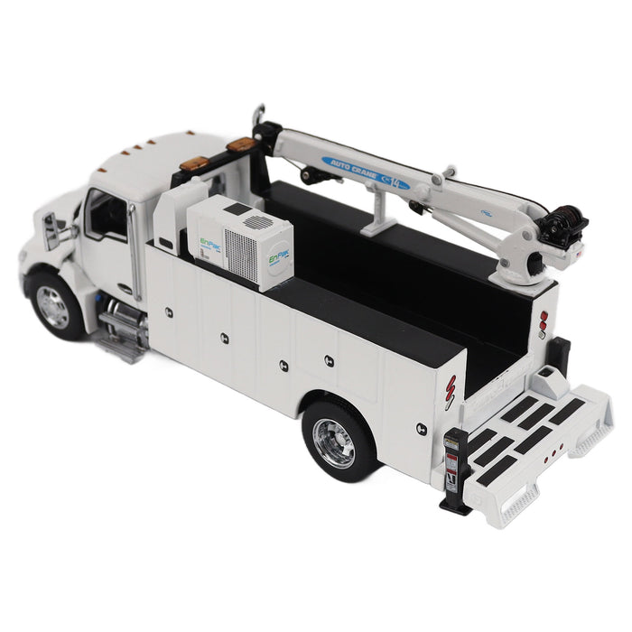 1:50 Kenworth T380 Auto-Crane Titan85-Body HC14-Crane Work Truck with Miller EnPak (white)