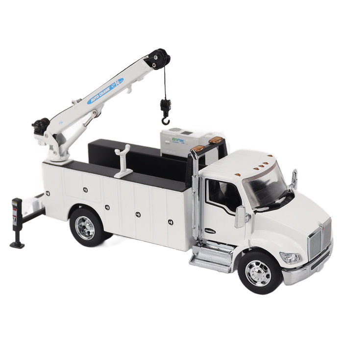 1:50 Kenworth T380 Auto-Crane Titan85-Body HC14-Crane Work Truck with Miller EnPak (white)
