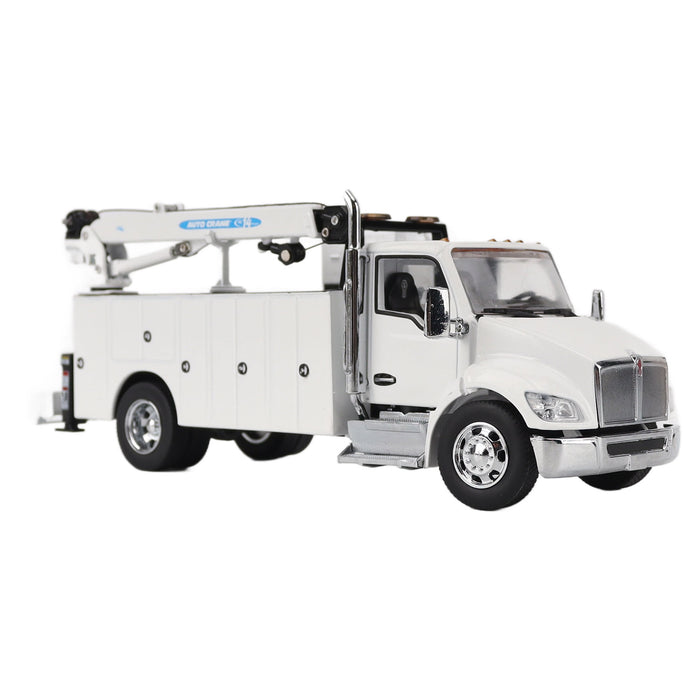 1:50 Kenworth T380 Auto-Crane Titan85-Body HC14-Crane Work Truck with Miller EnPak (white)
