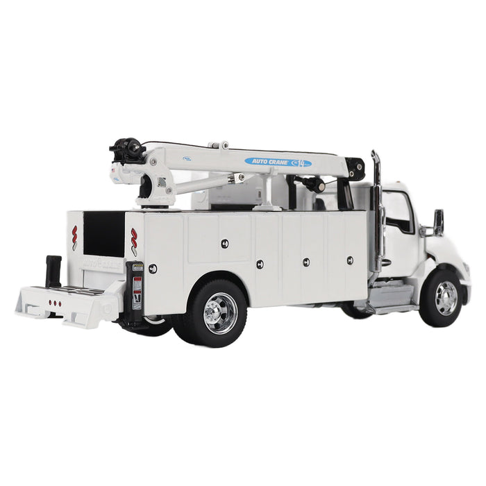 1:50 Kenworth T380 Auto-Crane Titan85-Body HC14-Crane Work Truck with Miller EnPak (white)