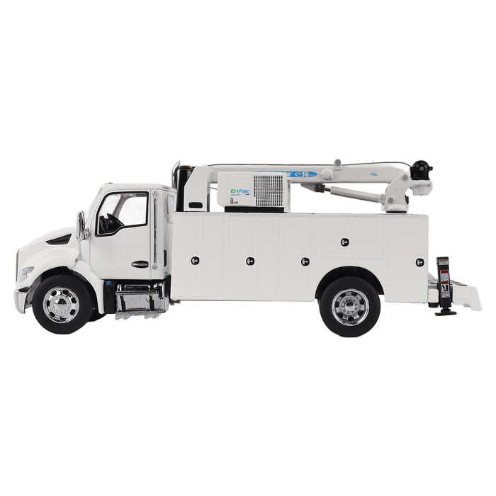 1:50 Kenworth T380 Auto-Crane Titan85-Body HC14-Crane Work Truck with Miller EnPak (white)