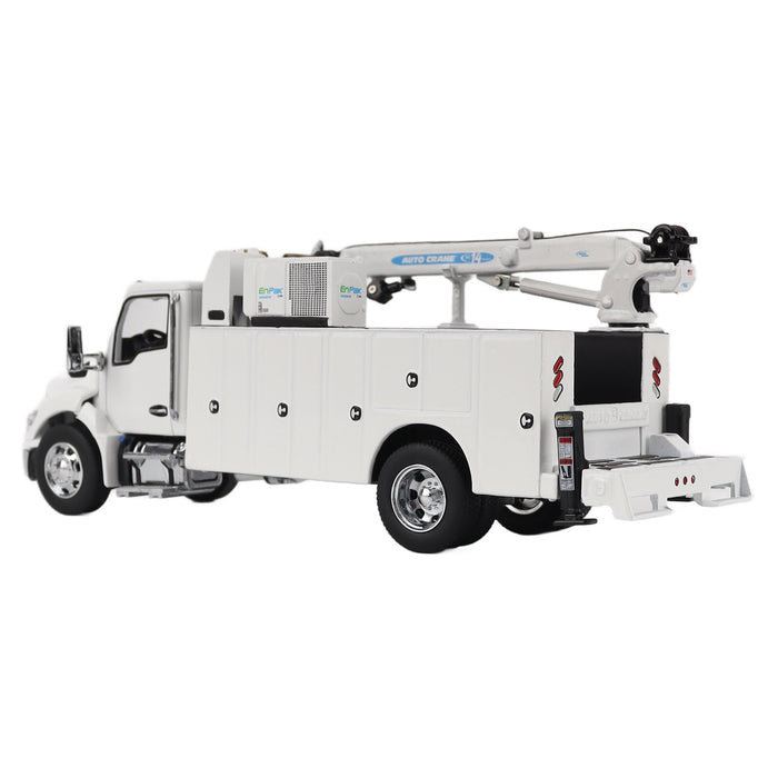1:50 Kenworth T380 Auto-Crane Titan85-Body HC14-Crane Work Truck with Miller EnPak (white)