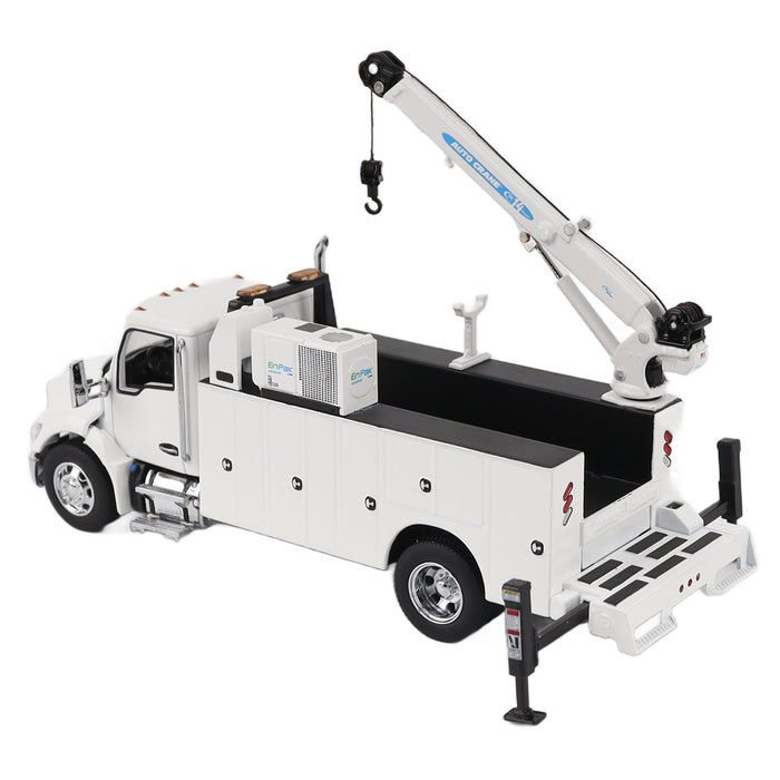 1:50 Kenworth T380 Auto-Crane Titan85-Body HC14-Crane Work Truck with Miller EnPak (white)