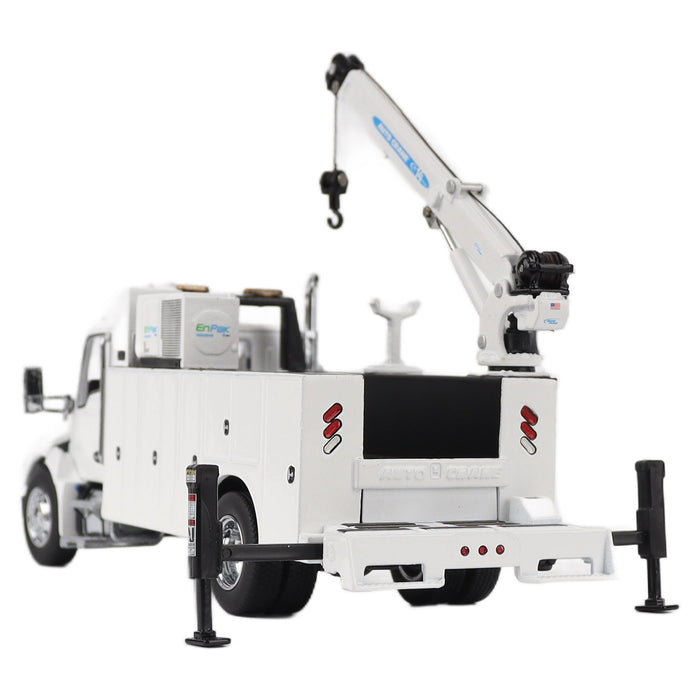 1:50 Kenworth T380 Auto-Crane Titan85-Body HC14-Crane Work Truck with Miller EnPak (white)