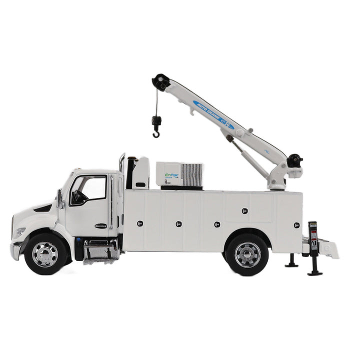 1:50 Kenworth T380 Auto-Crane Titan85-Body HC14-Crane Work Truck with Miller EnPak (white)
