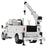 1:50 Kenworth T380 Auto-Crane Titan85-Body HC14-Crane Work Truck with Miller EnPak (white)