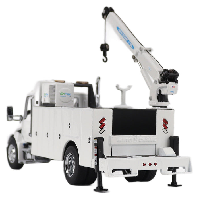 1:50 Kenworth T380 Auto-Crane Titan85-Body HC14-Crane Work Truck with Miller EnPak (white)