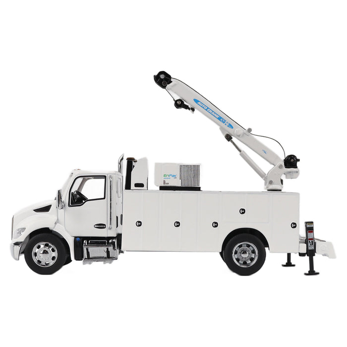 1:50 Kenworth T380 Auto-Crane Titan85-Body HC14-Crane Work Truck with Miller EnPak (white)