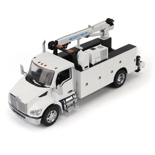 1:50 Kenworth T380 Auto-Crane Titan85-Body HC14-Crane Work Truck with Miller EnPak (white)