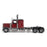 1:64 Peterbilt Model 589 131-inches-BBC 58-inches-Sleeper Tandem-Axle Legendary Package Truck Tractor (Legendary-Red color)