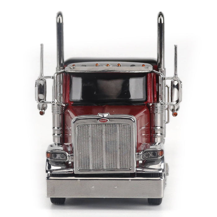 1:64 Peterbilt Model 589 131-inches-BBC 58-inches-Sleeper Tandem-Axle Legendary Package Truck Tractor (Legendary-Red color)