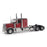 1:64 Peterbilt Model 589 131-inches-BBC 58-inches-Sleeper Tandem-Axle Legendary Package Truck Tractor (Legendary-Red color)
