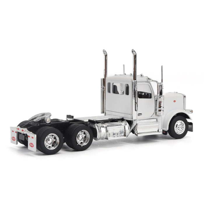 1:64 Peterbilt Model 589 131-inches-BBC Day-Cab Tandem-Axle Truck Tractor (White color)
