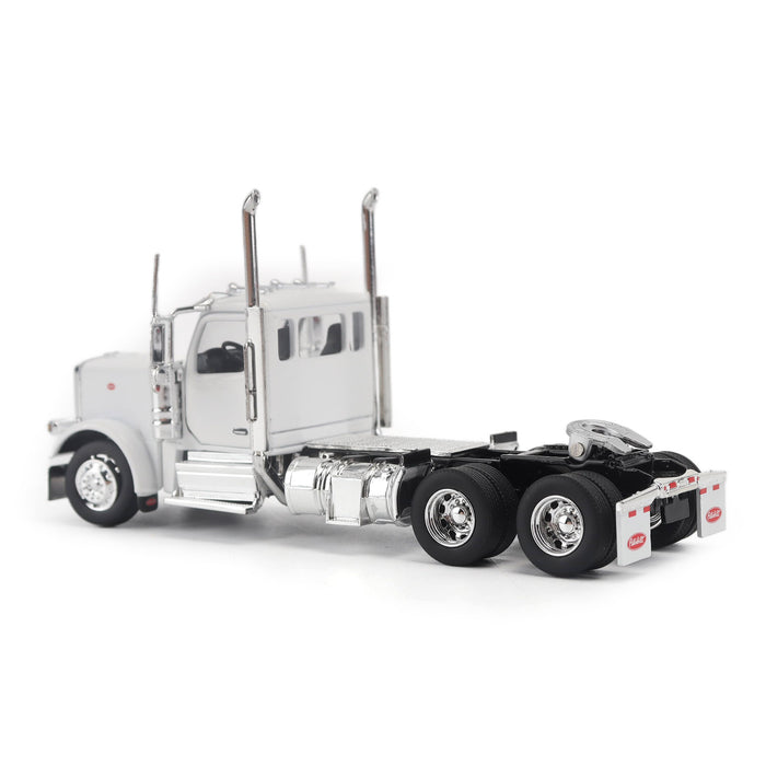 1:64 Peterbilt Model 589 131-inches-BBC Day-Cab Tandem-Axle Truck Tractor (White color)