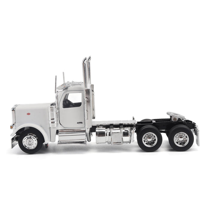 1:64 Peterbilt Model 589 131-inches-BBC Day-Cab Tandem-Axle Truck Tractor (White color)