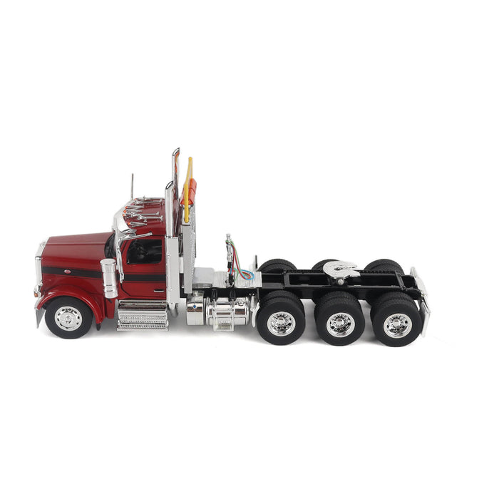1:50 Peterbilt Model 589 131-inches-BBC Day-Cab Tridem-Axle Truck Tractor (Legendary-Red color)