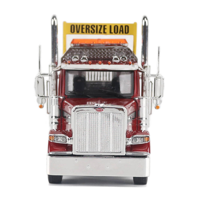 1:50 Peterbilt Model 589 131-inches-BBC Day-Cab Tridem-Axle Truck Tractor (Legendary-Red color)