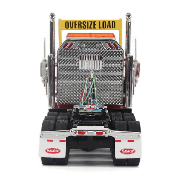 1:50 Peterbilt Model 589 131-inches-BBC Day-Cab Tridem-Axle Truck Tractor (Legendary-Red color)
