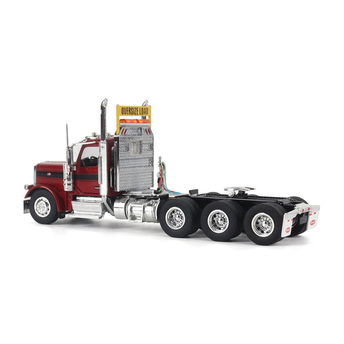 1:50 Peterbilt Model 589 131-inches-BBC Day-Cab Tridem-Axle Truck Tractor (Legendary-Red color)