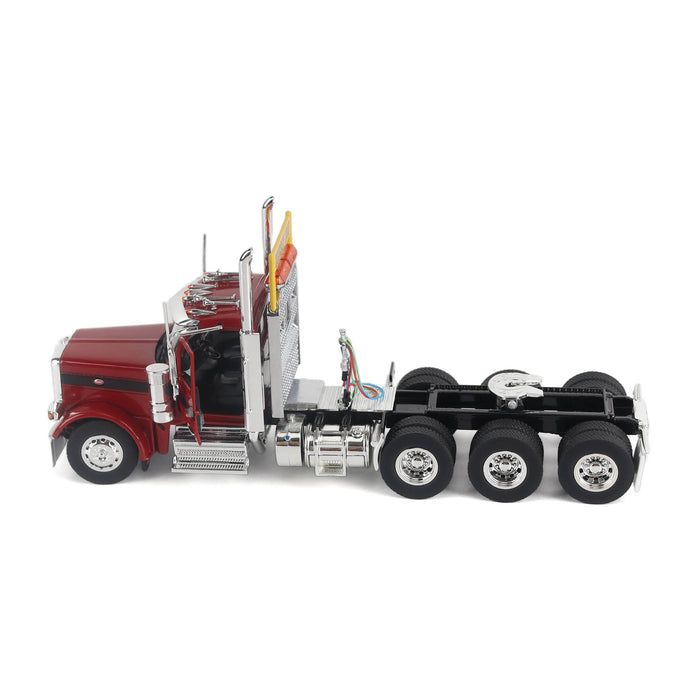 1:50 Peterbilt Model 589 131-inches-BBC Day-Cab Tridem-Axle Truck Tractor (Legendary-Red color)