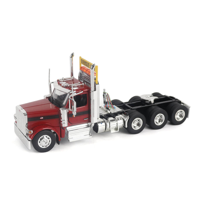 1:50 Peterbilt Model 589 131-inches-BBC Day-Cab Tridem-Axle Truck Tractor (Legendary-Red color)