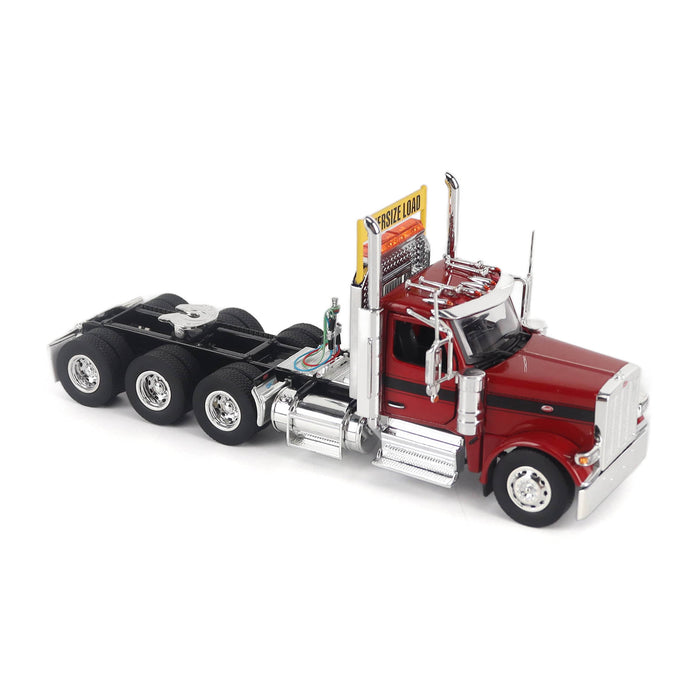 1:50 Peterbilt Model 589 131-inches-BBC Day-Cab Tridem-Axle Truck Tractor (Legendary-Red color)