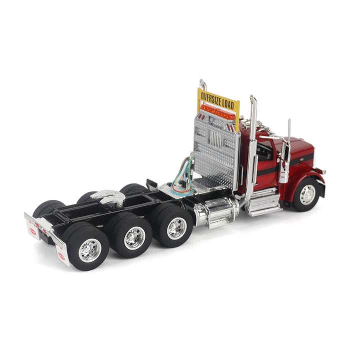 1:50 Peterbilt Model 589 131-inches-BBC Day-Cab Tridem-Axle Truck Tractor (Legendary-Red color)