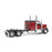 1:50 Peterbilt Model 589 131-inches-BBC 58-inches-Sleeper Tandem-Axle Legendary Package Truck Tractor (Legendary-Red color)