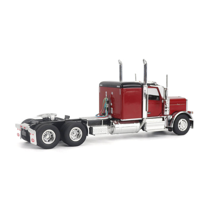 1:50 Peterbilt Model 589 131-inches-BBC 58-inches-Sleeper Tandem-Axle Legendary Package Truck Tractor (Legendary-Red color)