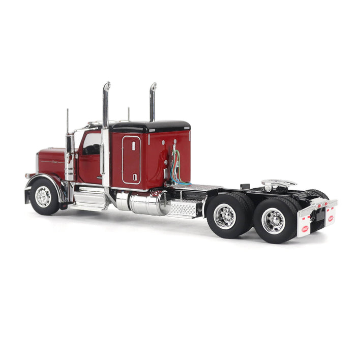 1:50 Peterbilt Model 589 131-inches-BBC 58-inches-Sleeper Tandem-Axle Legendary Package Truck Tractor (Legendary-Red color)