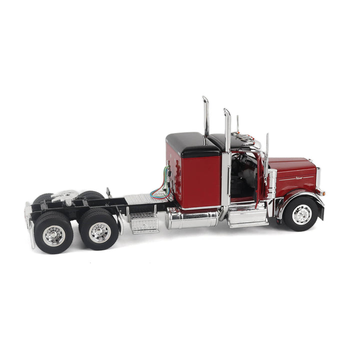 1:50 Peterbilt Model 589 131-inches-BBC 58-inches-Sleeper Tandem-Axle Legendary Package Truck Tractor (Legendary-Red color)
