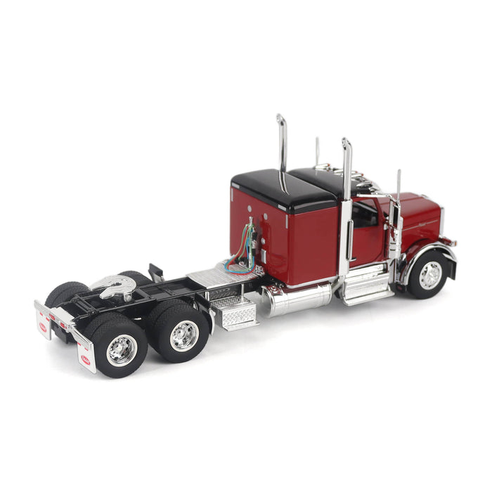 1:50 Peterbilt Model 589 131-inches-BBC 58-inches-Sleeper Tandem-Axle Legendary Package Truck Tractor (Legendary-Red color)