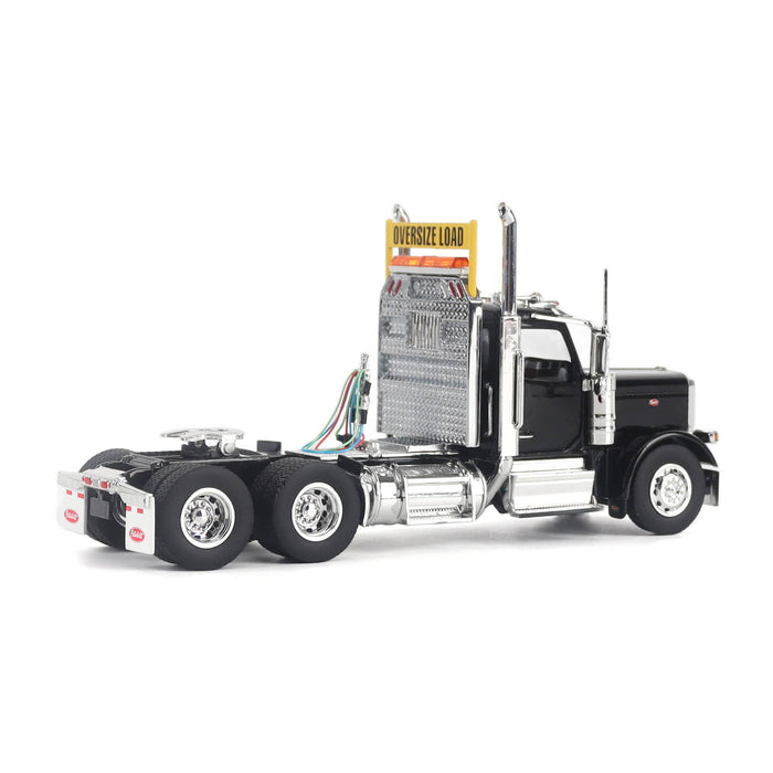 1:50 Peterbilt Model 589 131-inches-BBC Day-Cab Tandem-Axle Truck Tractor (black color)
