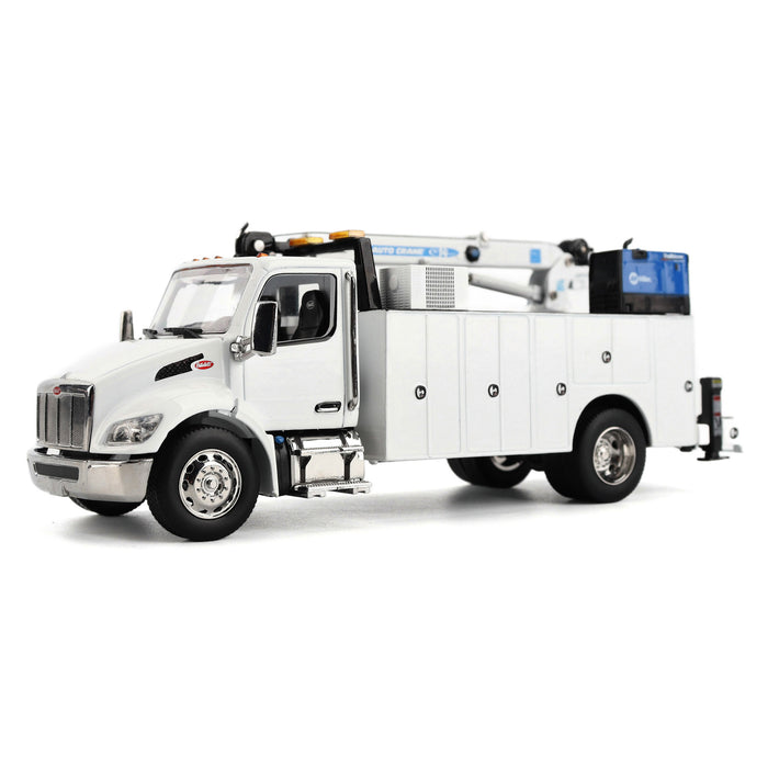 1:50 Peterbilt Model 536 Auto-Crane Titan85-Body HC14-Crane Work Truck with Miller EnPak (white)