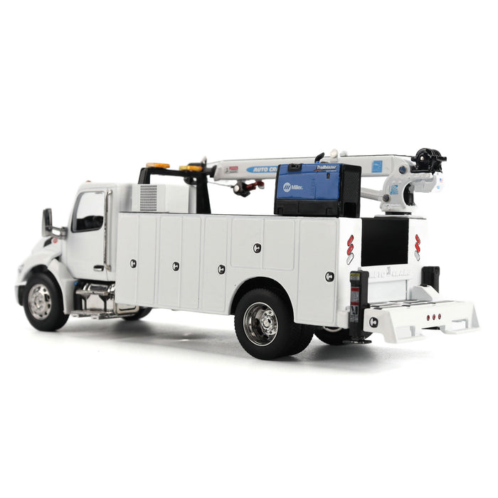1:50 Peterbilt Model 536 Auto-Crane Titan85-Body HC14-Crane Work Truck with Miller EnPak (white)