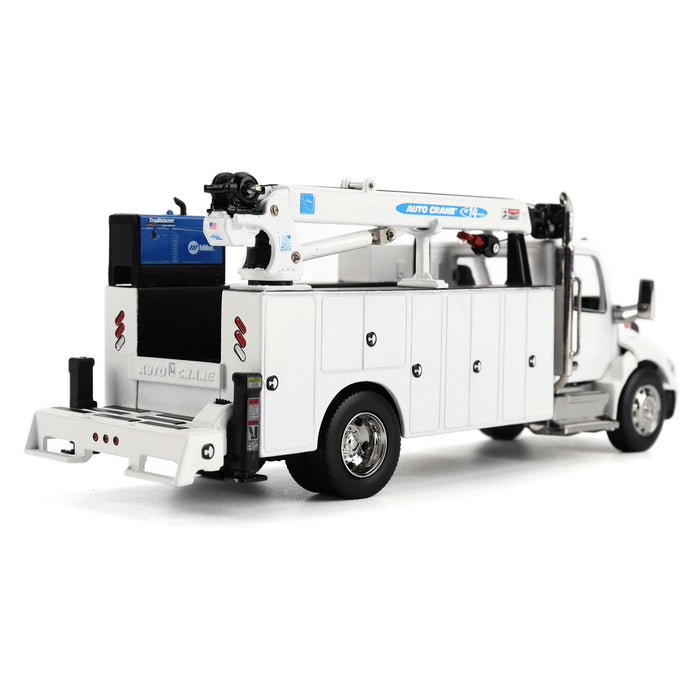 1:50 Peterbilt Model 536 Auto-Crane Titan85-Body HC14-Crane Work Truck with Miller EnPak (white)