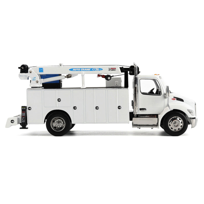 1:50 Peterbilt Model 536 Auto-Crane Titan85-Body HC14-Crane Work Truck with Miller EnPak (white)