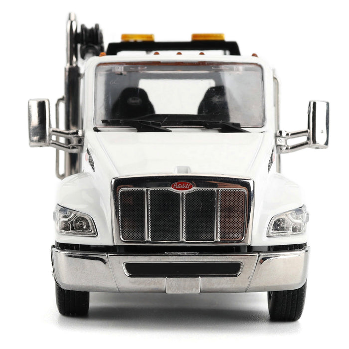 1:50 Peterbilt Model 536 Auto-Crane Titan85-Body HC14-Crane Work Truck with Miller EnPak (white)