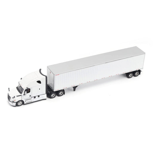 1:64 Freightliner Cascadia Gen-5 (‘2025) Tractor (Winter-White) and Great Dane Champion 53ft Dry Cargo Trailer (White)