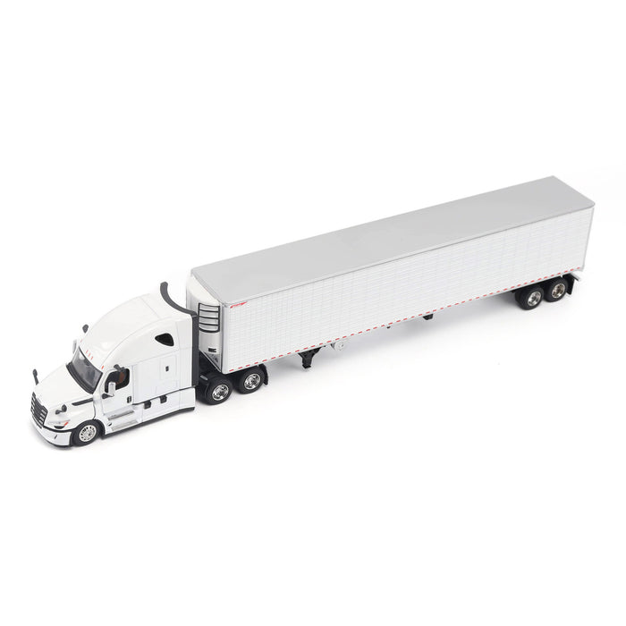 1:64 Freightliner Cascadia Gen-5 (‘2025) Tractor (Winter-White) and Great Dane Everest 53ft Reefer Trailer (White)
