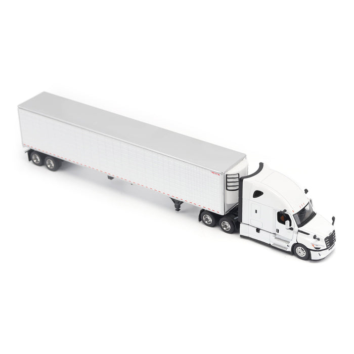1:64 Freightliner Cascadia Gen-5 (‘2025) Tractor (Winter-White) and Great Dane Everest 53ft Reefer Trailer (White)