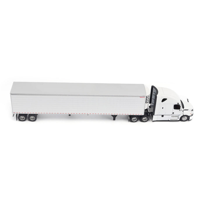 1:64 Freightliner Cascadia Gen-5 (‘2025) Tractor (Winter-White) and Great Dane Everest 53ft Reefer Trailer (White)