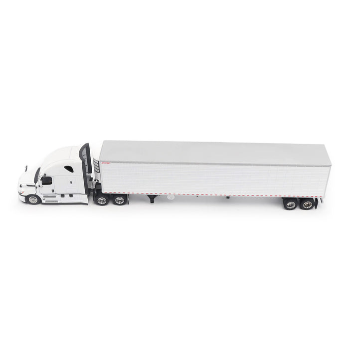 1:64 Freightliner Cascadia Gen-5 (‘2025) Tractor (Winter-White) and Great Dane Everest 53ft Reefer Trailer (White)